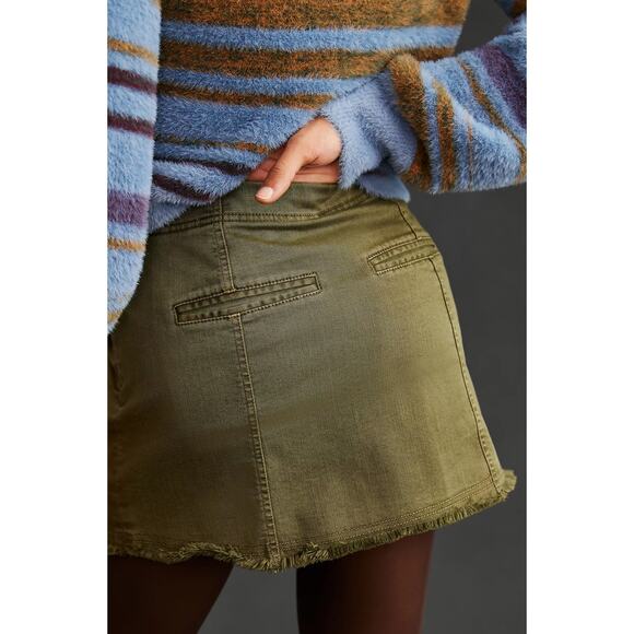 Pilcro Utility Mini Skirt - New Size 10 - Picture 3 of 4